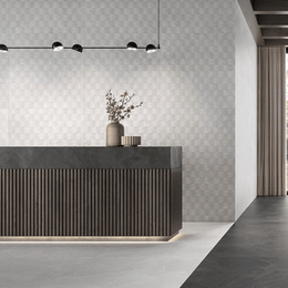 Masaya White matt porcelain stone effect tile for wall floor