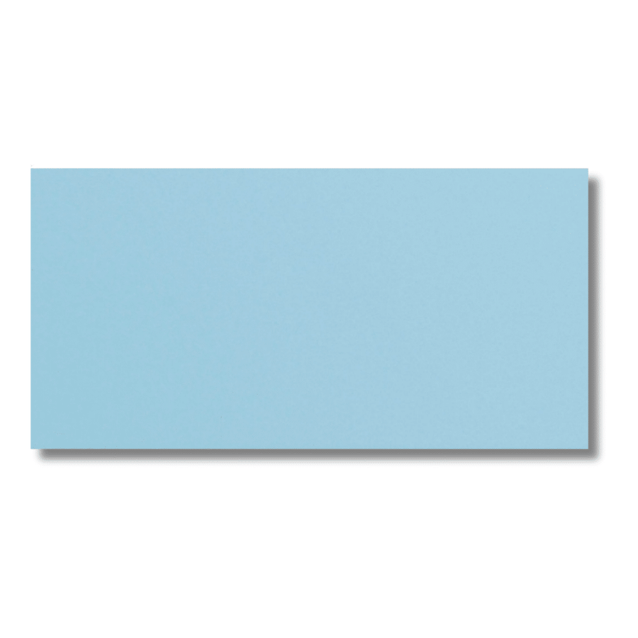 Soft matt finish ceramic tiles in Aire Blue shade