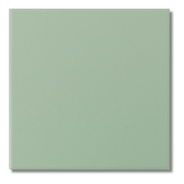 Green ceramic wall tiles with smooth matt surface