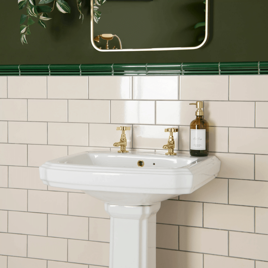 Monocolour Hueso Cream ceramic wall tiles with glossy finish