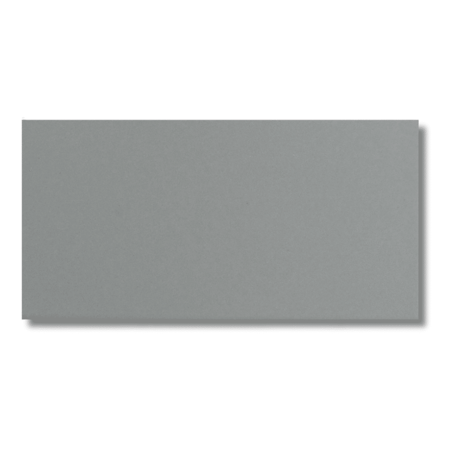 Grey ceramic metro effect tiles with soft matt finish