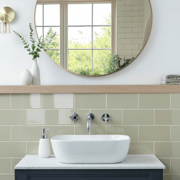 Monocolour Rosa Pink ceramic wall tiles with glossy finish