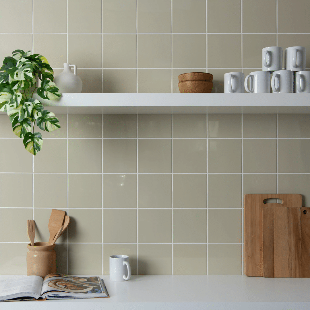 Monocolour Rosa Pink ceramic gloss wall square tile