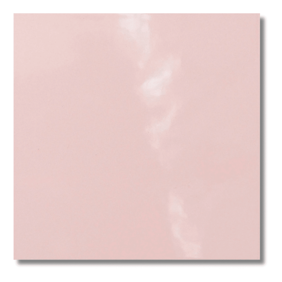 Soft pink plain ceramic wall gloss finish tile