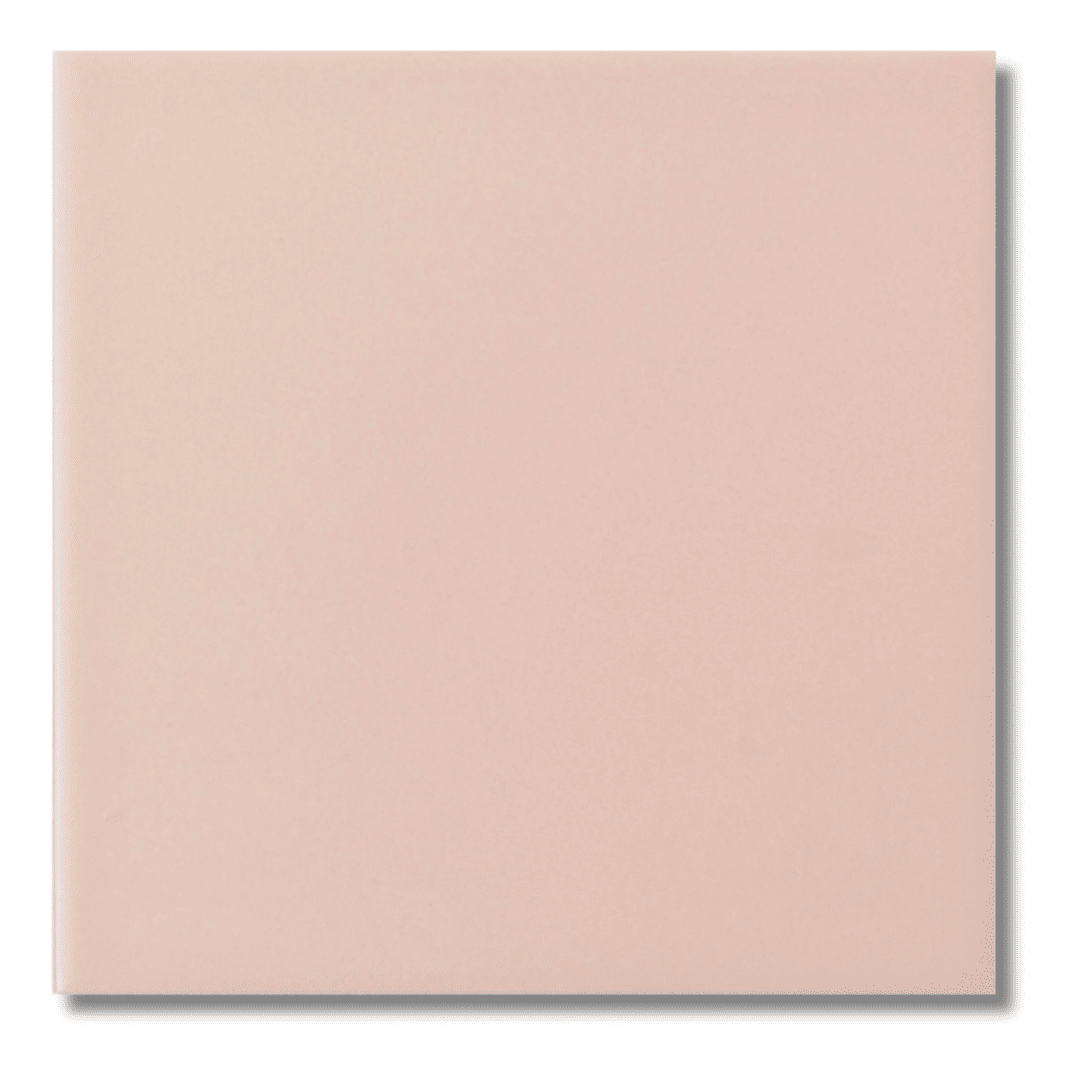 Elegant pink ceramic wall tiles Monocolour Rosa Flat Matt Square