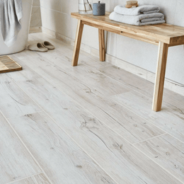 Matt finish porcelain tiles showing subtle oak texture