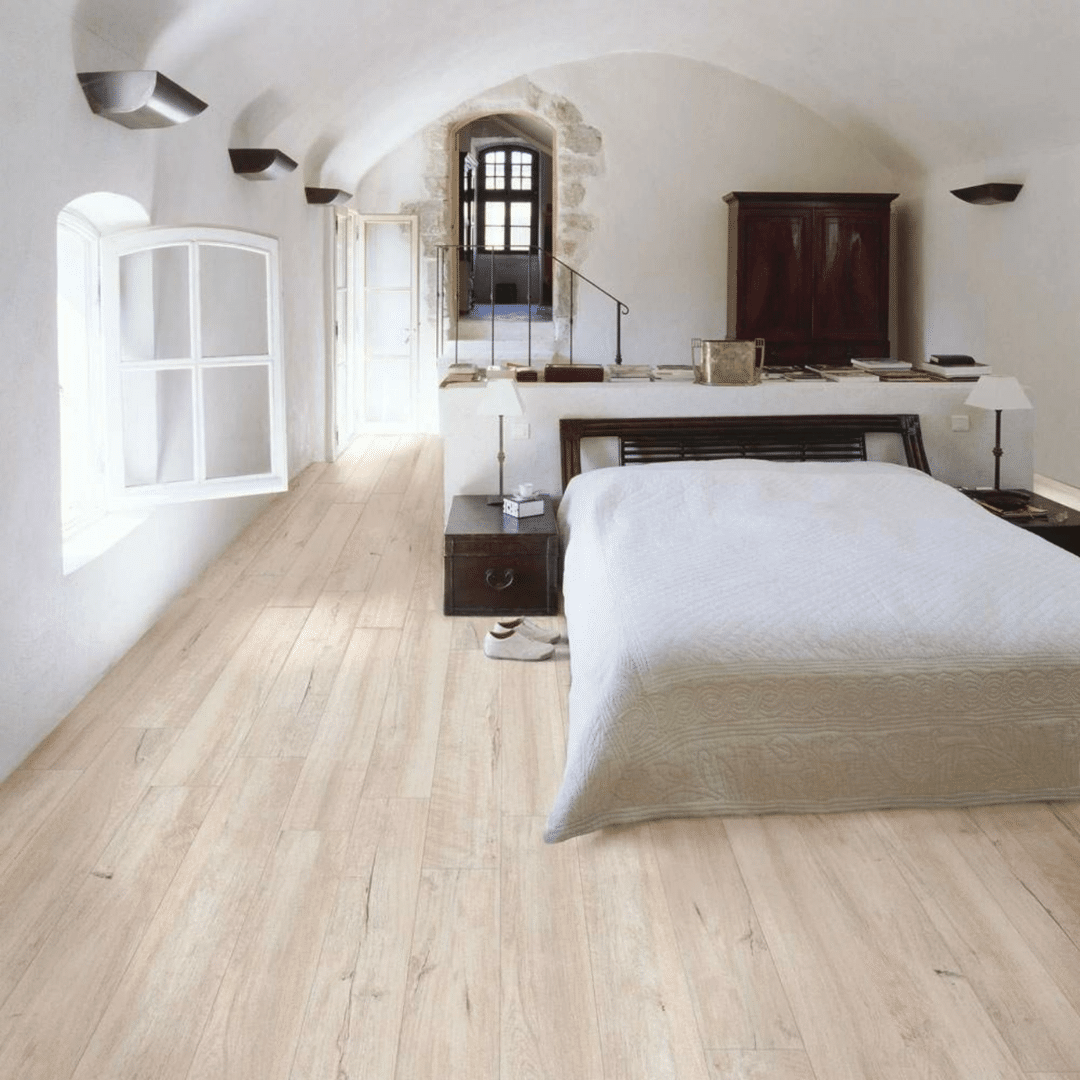Wood effect porcelain tiles offering natural timber style