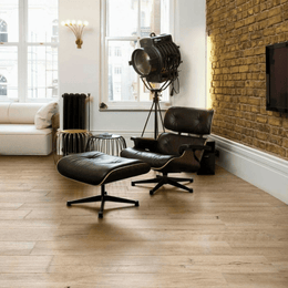 Matt finish porcelain tiles showing warm oak texture
