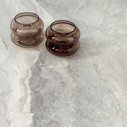 Natural stone inspired grey tile surface detail