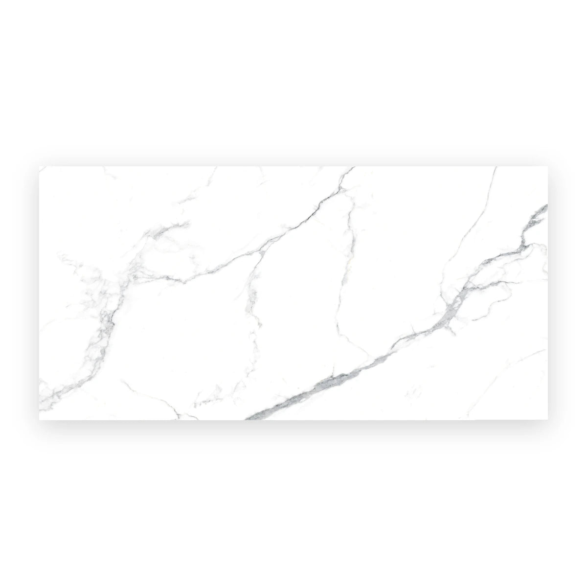 Elegant white marble effect porcelain wall and floor tiles