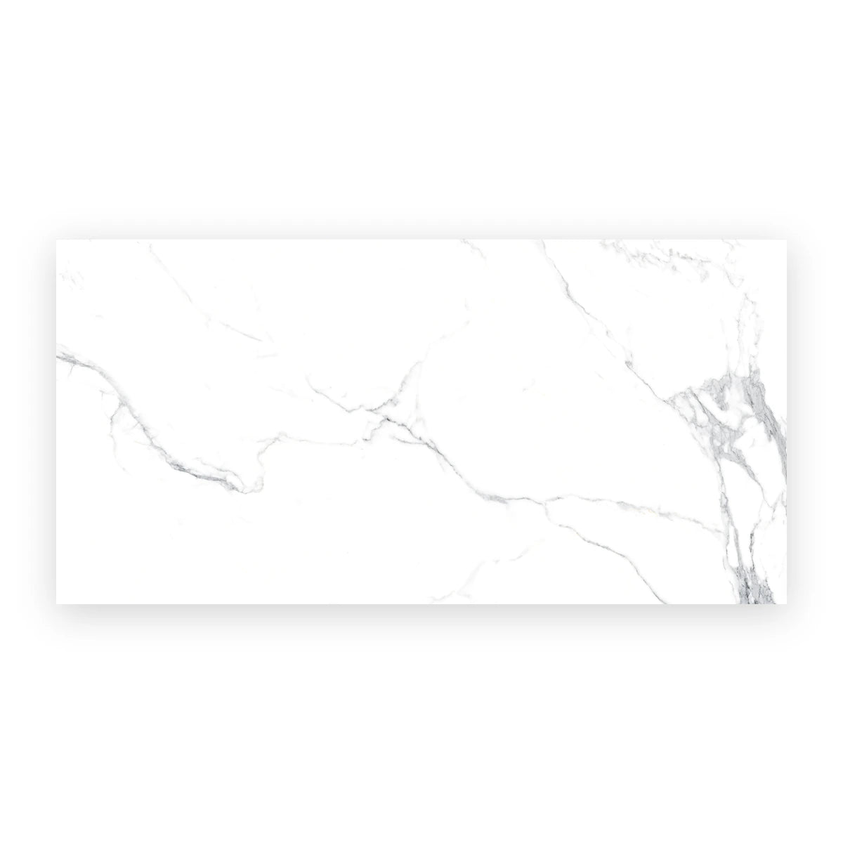 Satvario Classic White porcelain marble effect wall and floor tiles