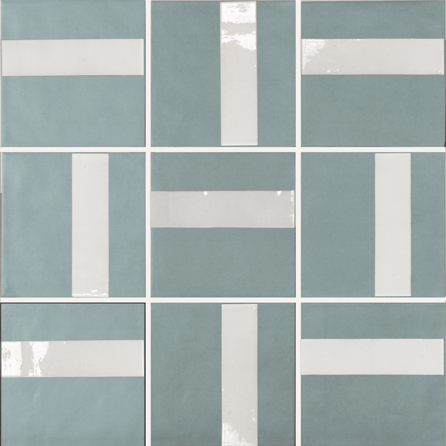 Nelvia Aqua Sea matt tiles