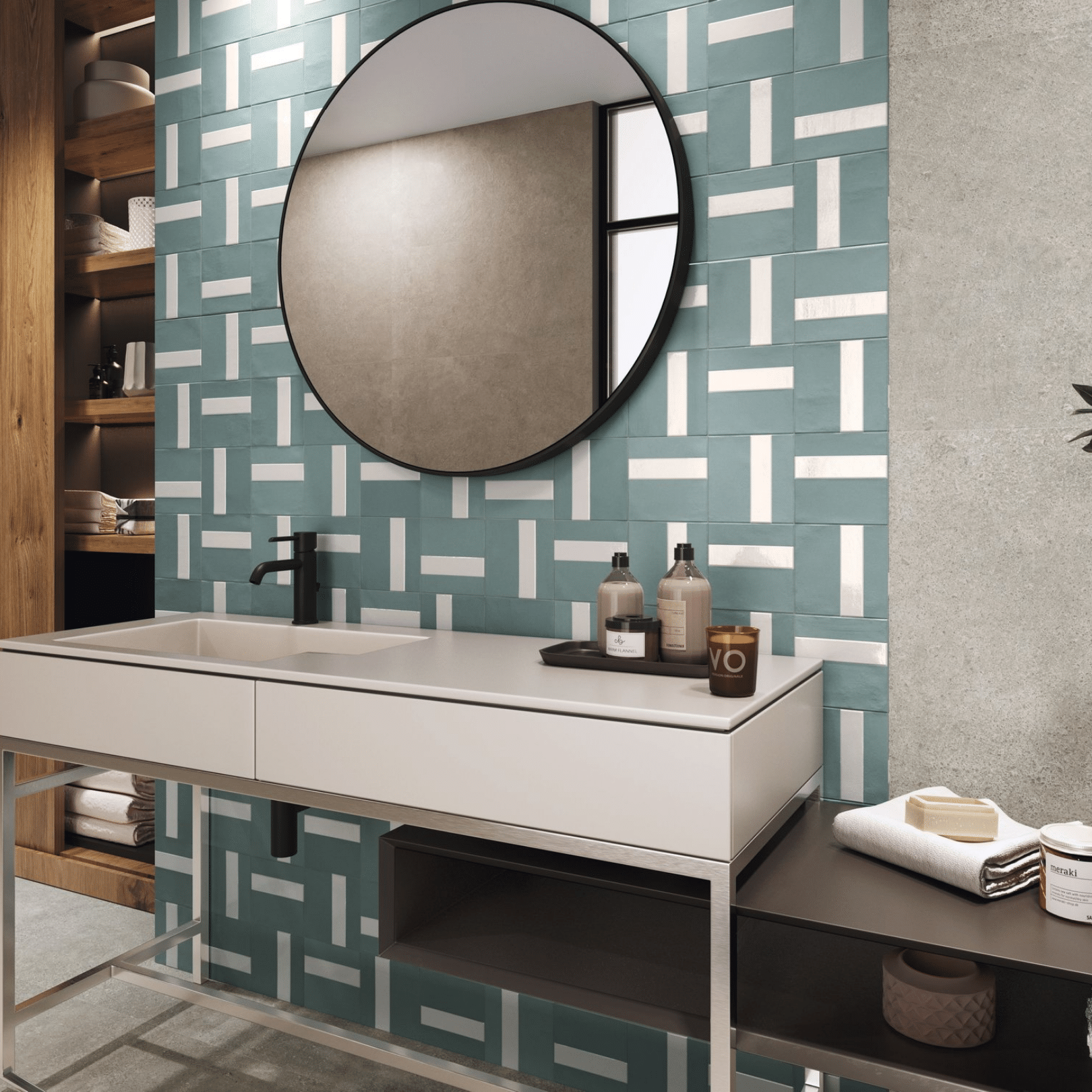 Decorative Aqua Sea porcelain tiles