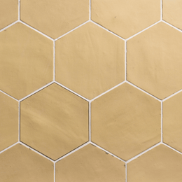 Elegant Nomadae Ocre matt porcelain yellow decor tiles