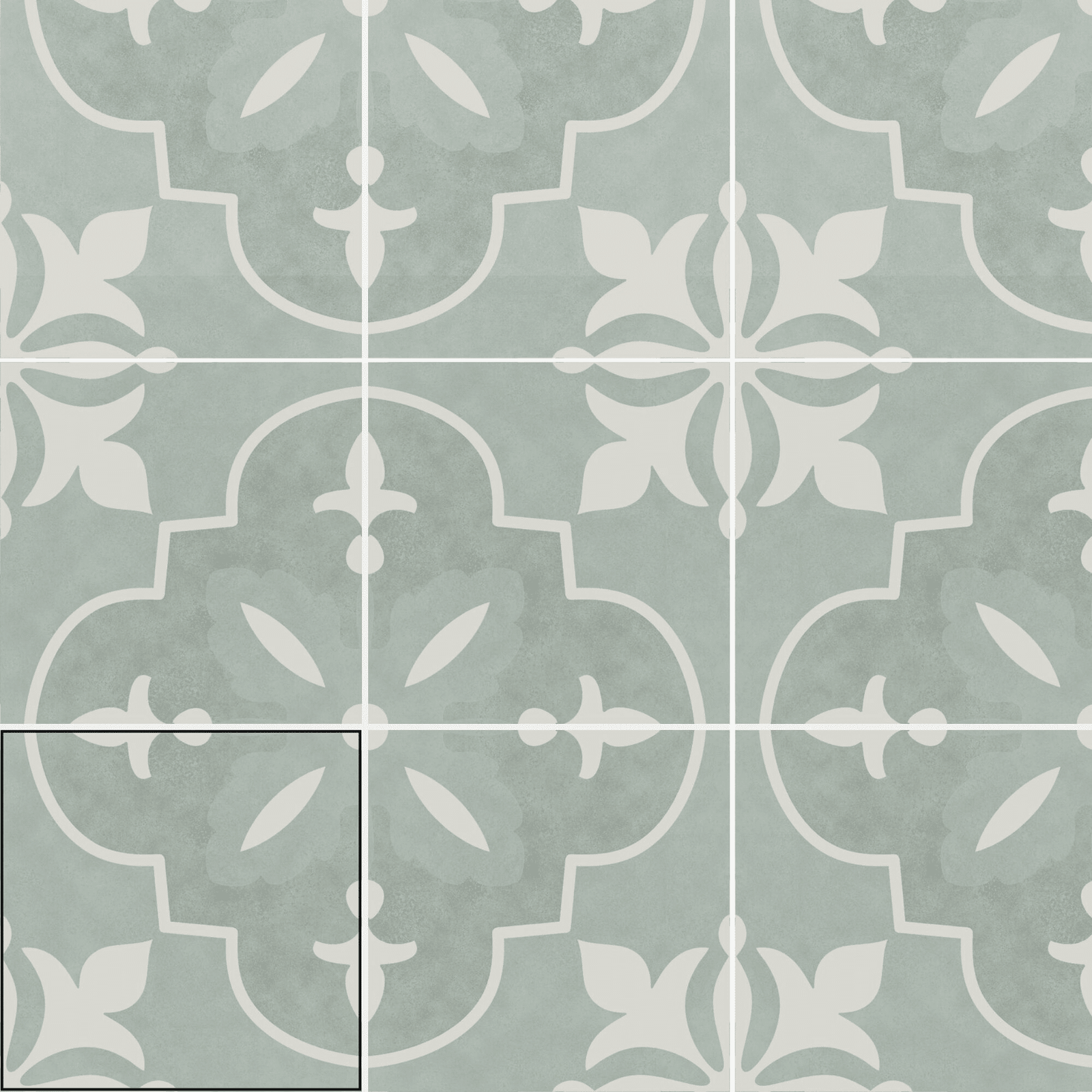 Porcelain Norina Acqua tiles