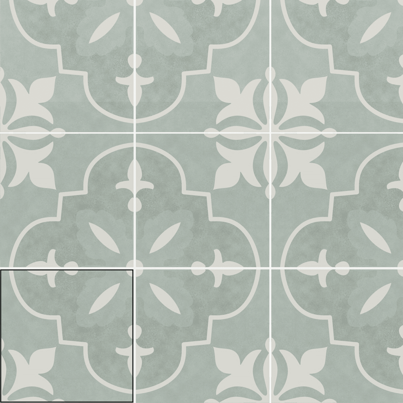 Porcelain Norina Acqua tiles