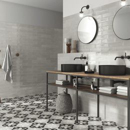 Porcelain Norina Coal tiles