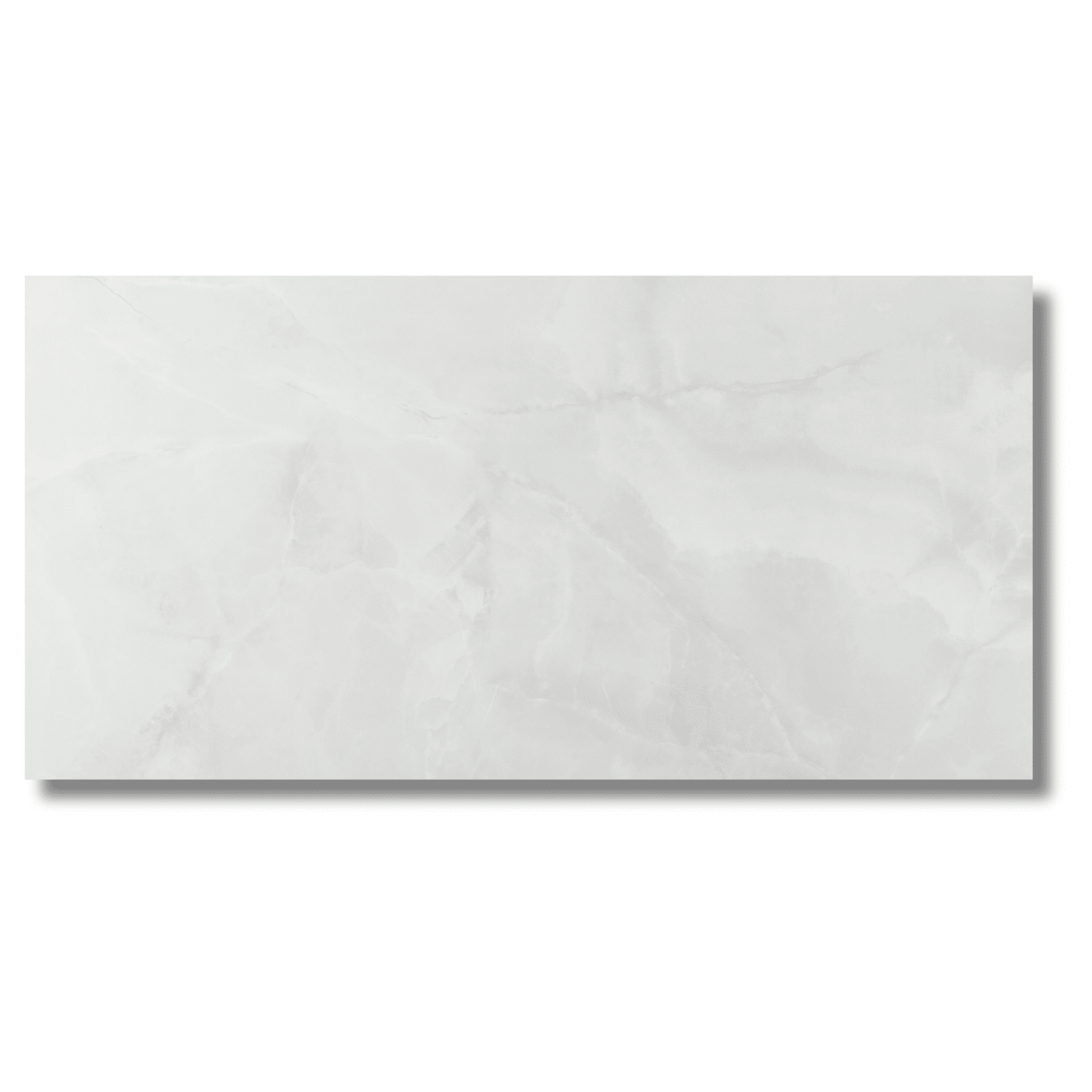 Lux Noor White polished tiles