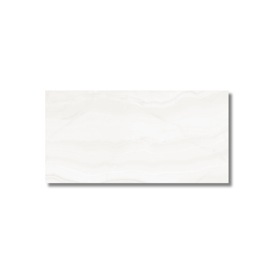 Onice Bianco gloss porcelain wall tile