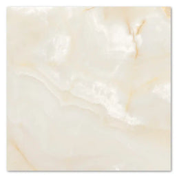 Rectified beige porcelain tile with natural stone look and matt finish