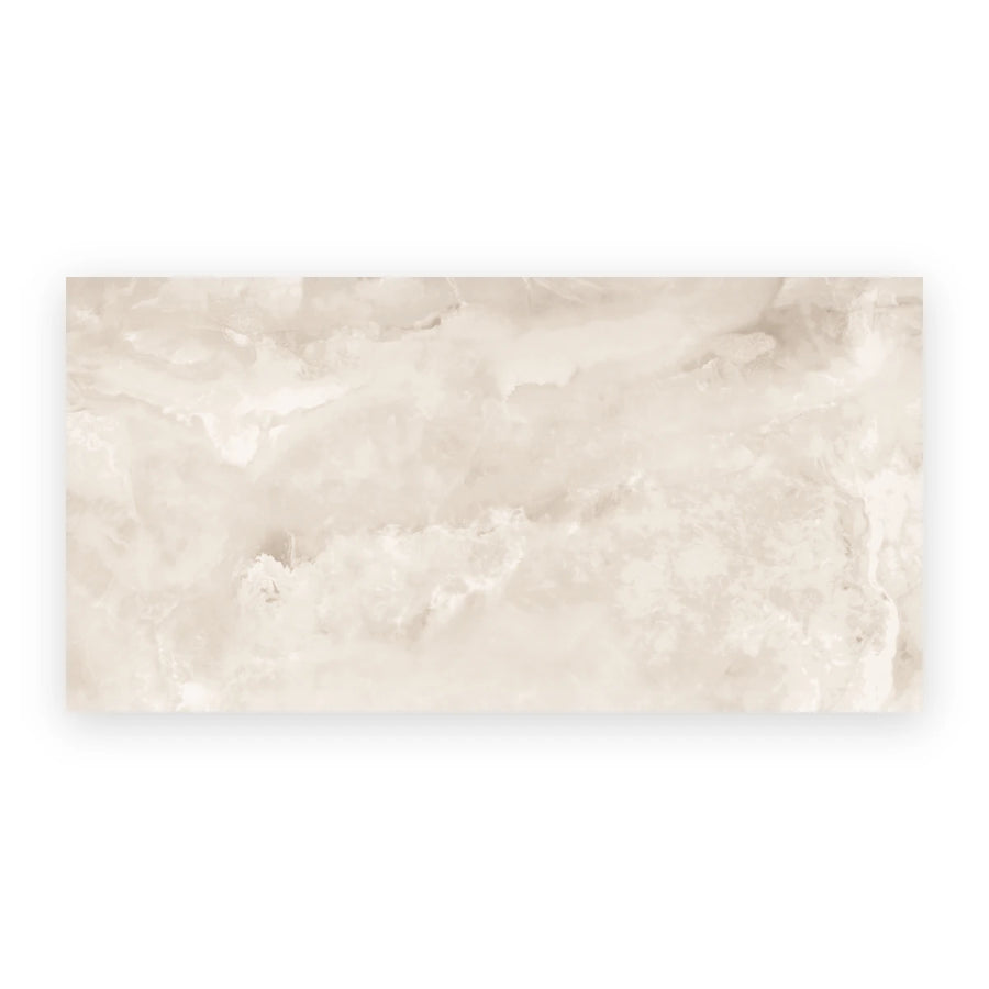 Crystal Onyx Beige porcelain wall and floor tiles polished finish