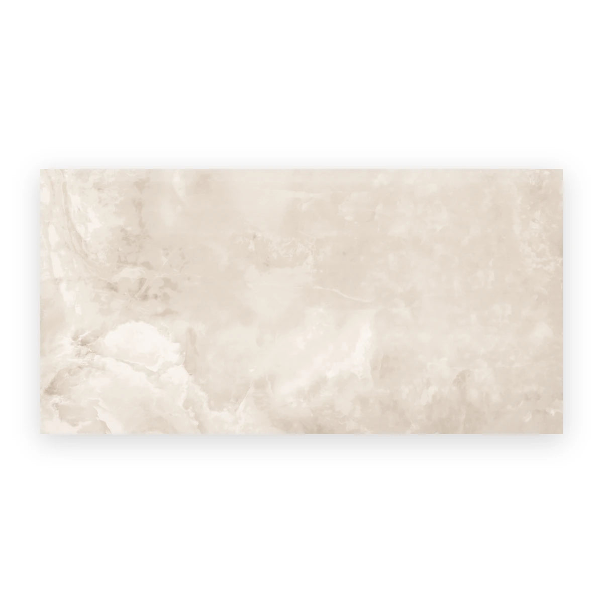 Polished beige porcelain onyx effect interior wall floor tiles