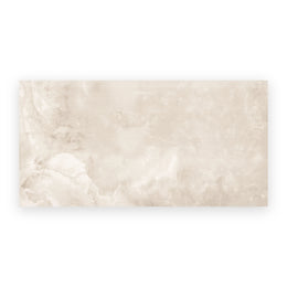 Polished beige porcelain onyx effect interior wall floor tiles
