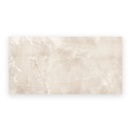 Beige porcelain onyx effect wall and floor decorative tiles