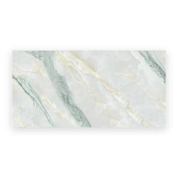 Elegant white onyx effect porcelain wall and floor tiles