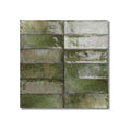 Oakham Green ceramic wall tile glossy finish
