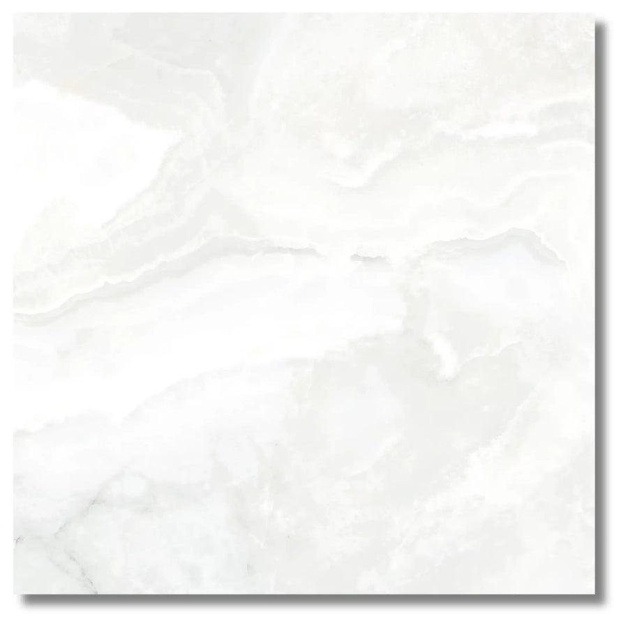 Modern room with Oni White floor tiles