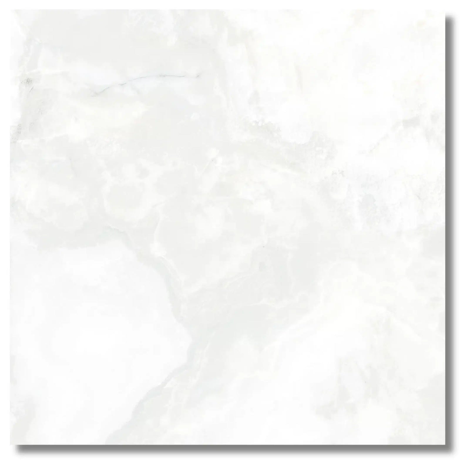 Oni White tile wall application polished effect