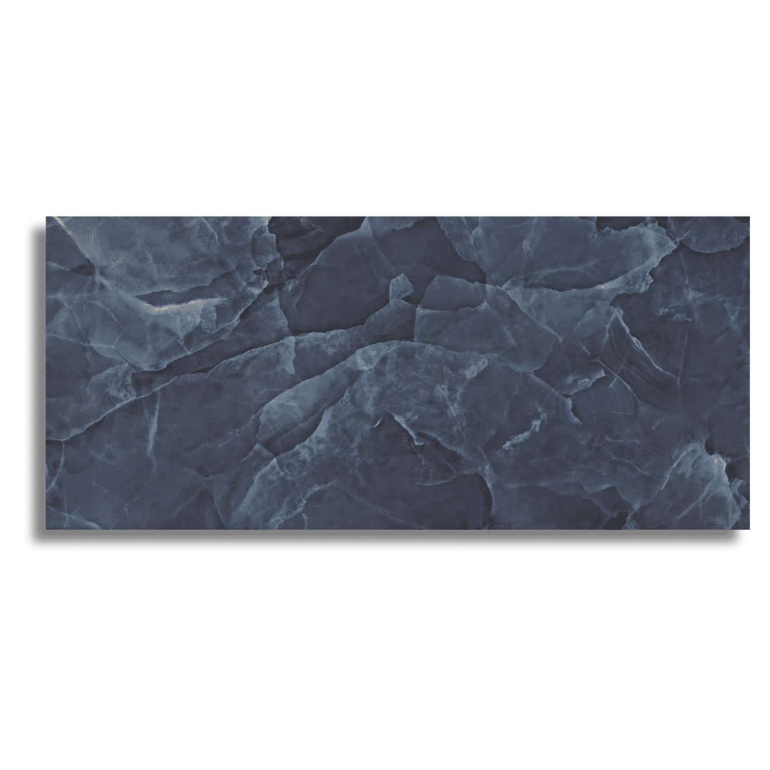 Onyx Blue porcelain matt wall and floor tiles