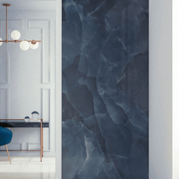 Elegant Onyx Blue porcelain onyx effect tiles