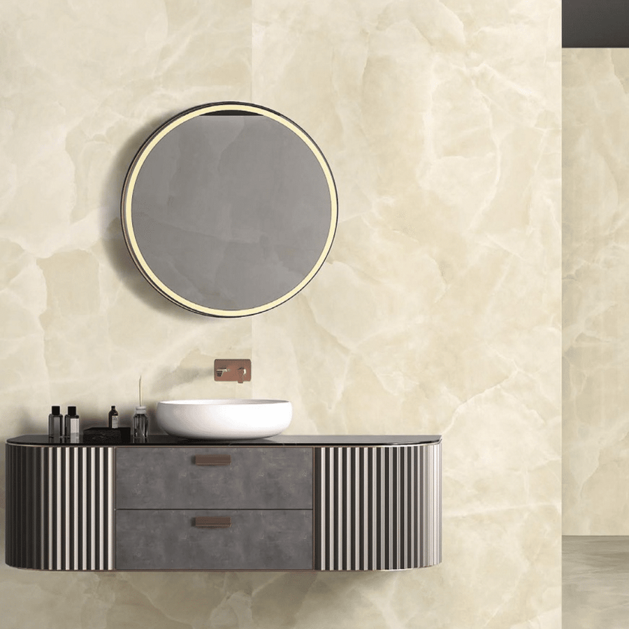 Elegant Onyx Ivory matt porcelain wall tiles