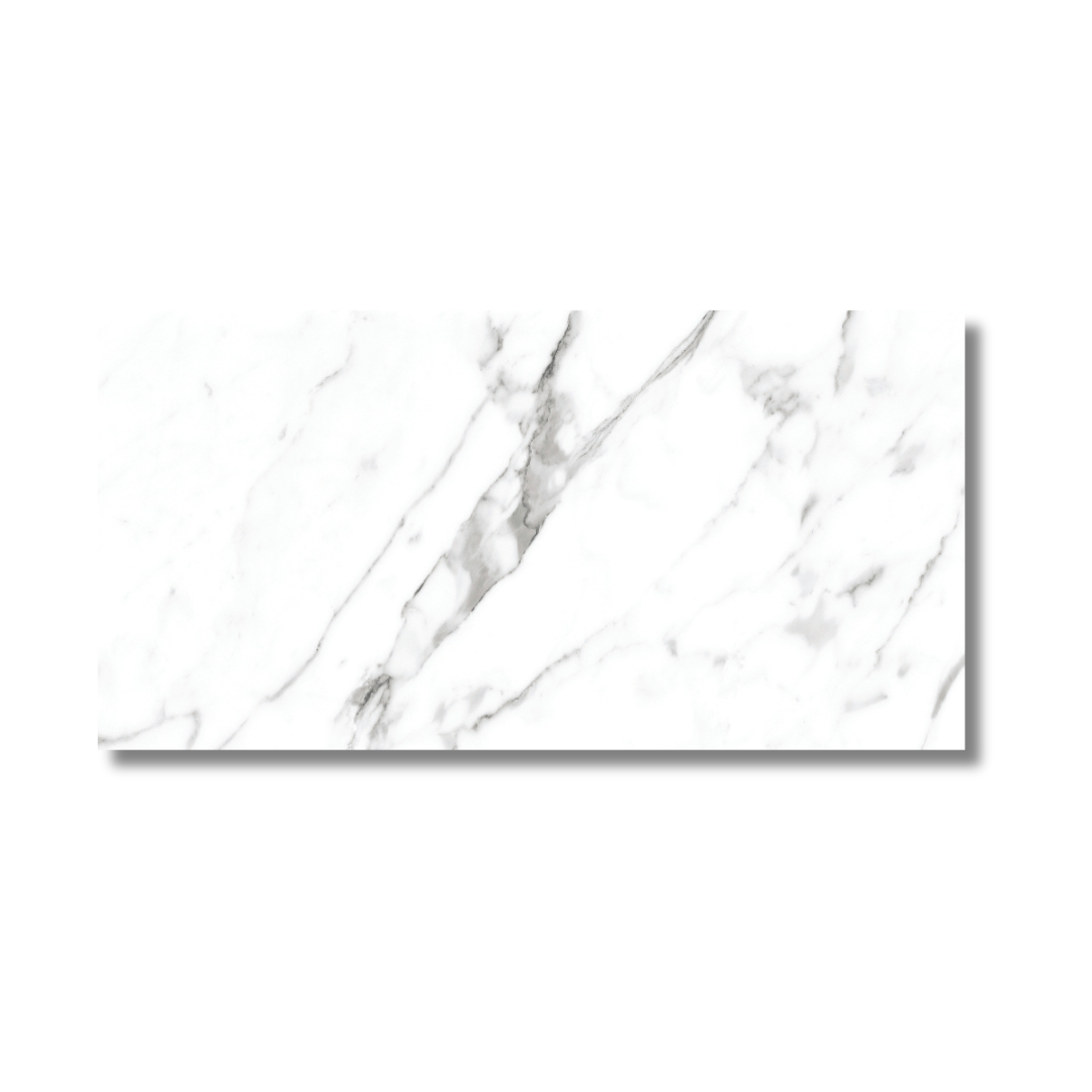 Bathroom wall and floor with Opalencia Bera marble tiles