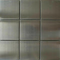 Oriental St Steel Mosaic Shandong Brushed metallic wall tile