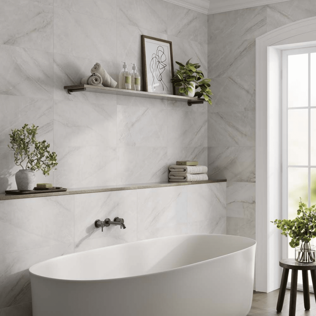 Oscar Matt Ceramic Wall Tiles with soft matt texture
