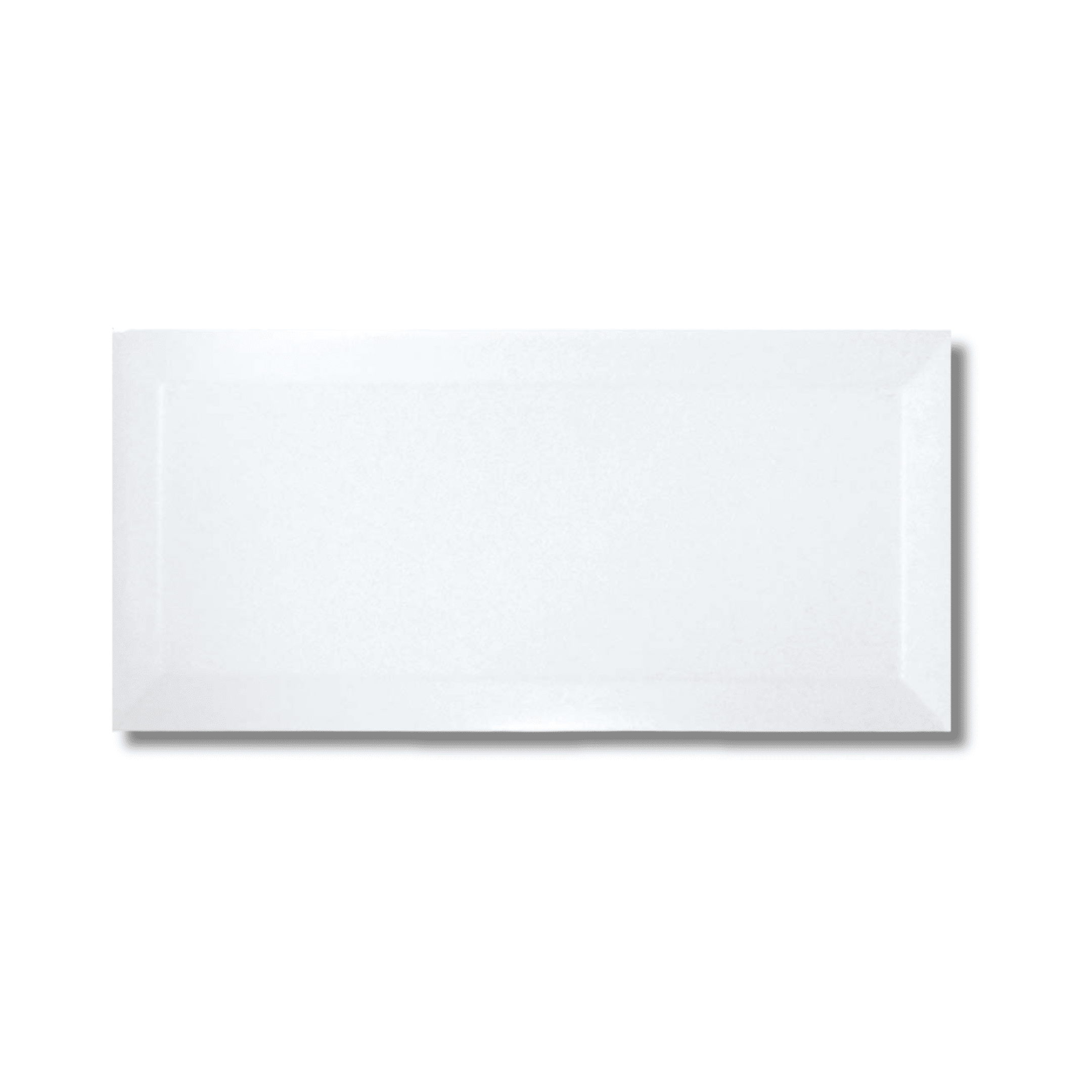 Metro White gloss wall tile 200x100