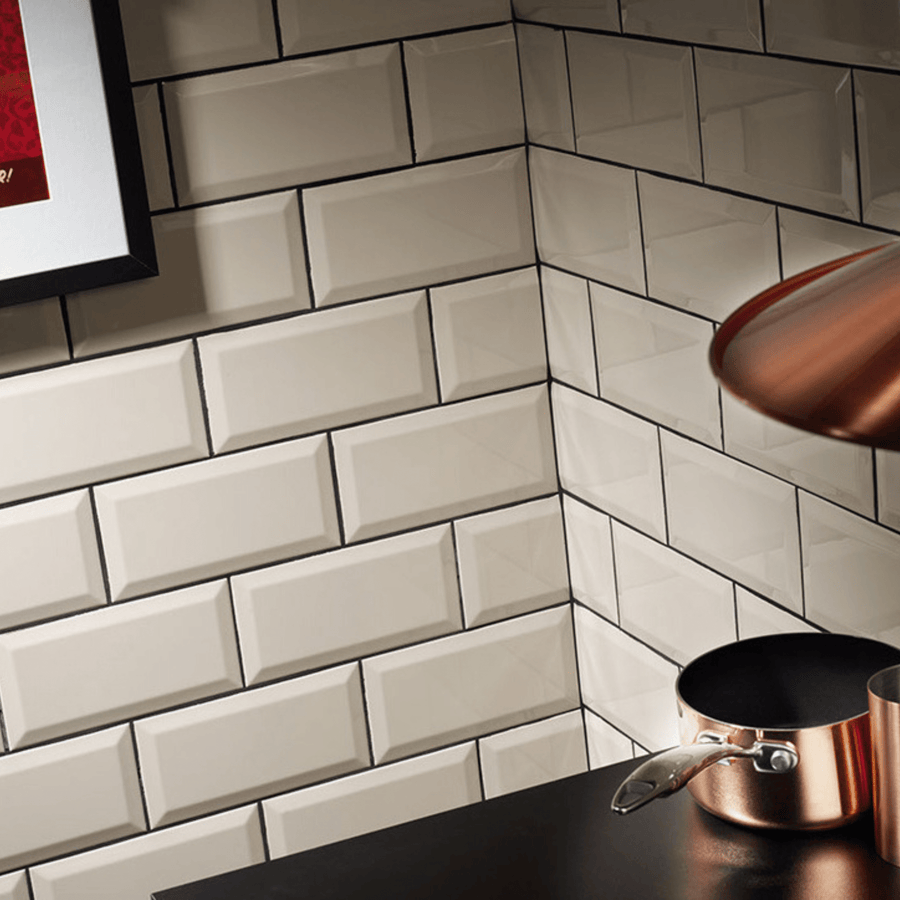 200x100 mm bone metro tile