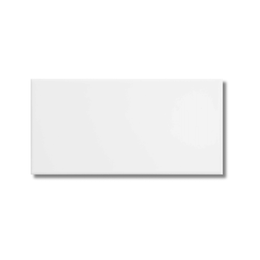 Central White gloss ceramic wall tile