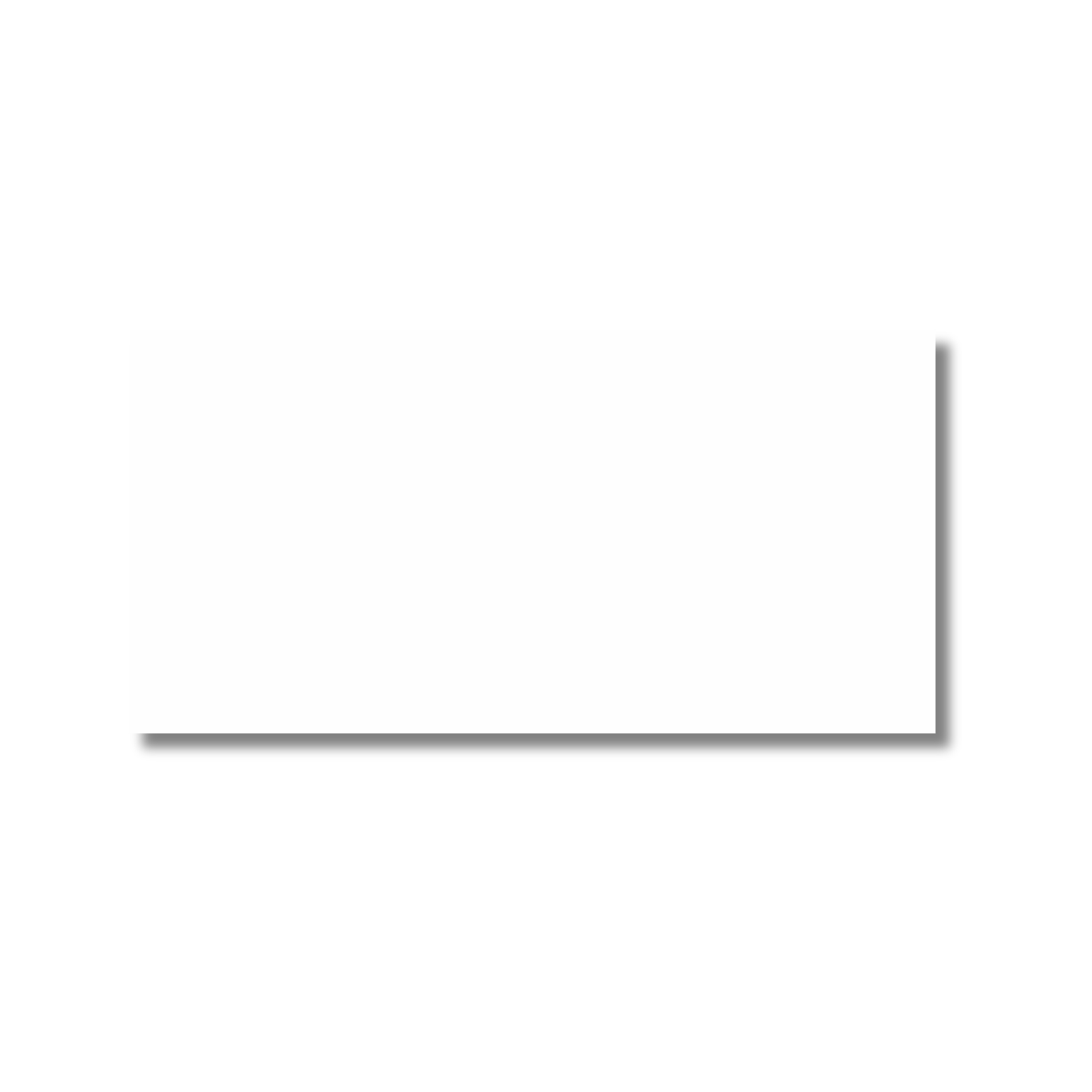 Gloss white floor and wall tile