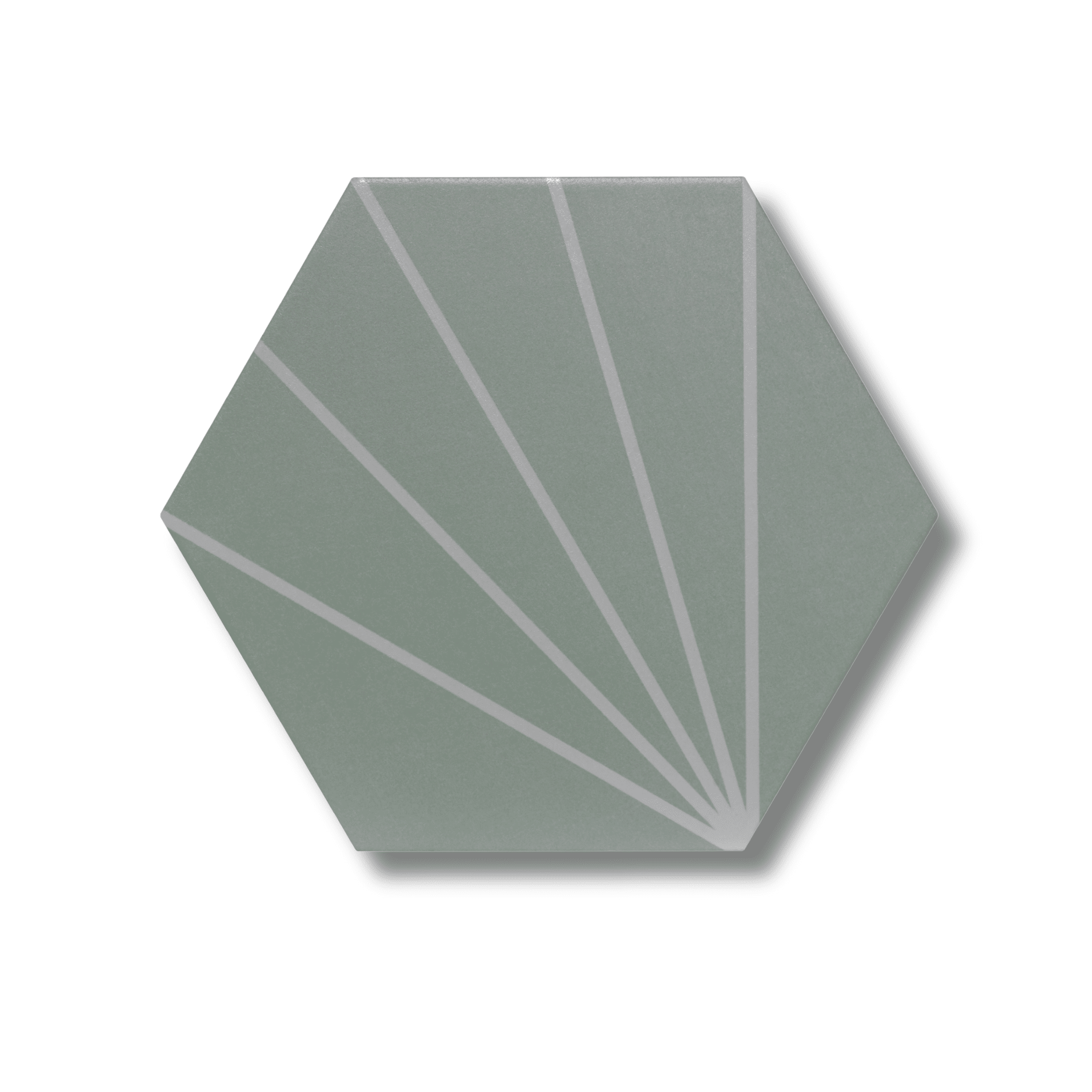 Sunburst Mint matt porcelain tile