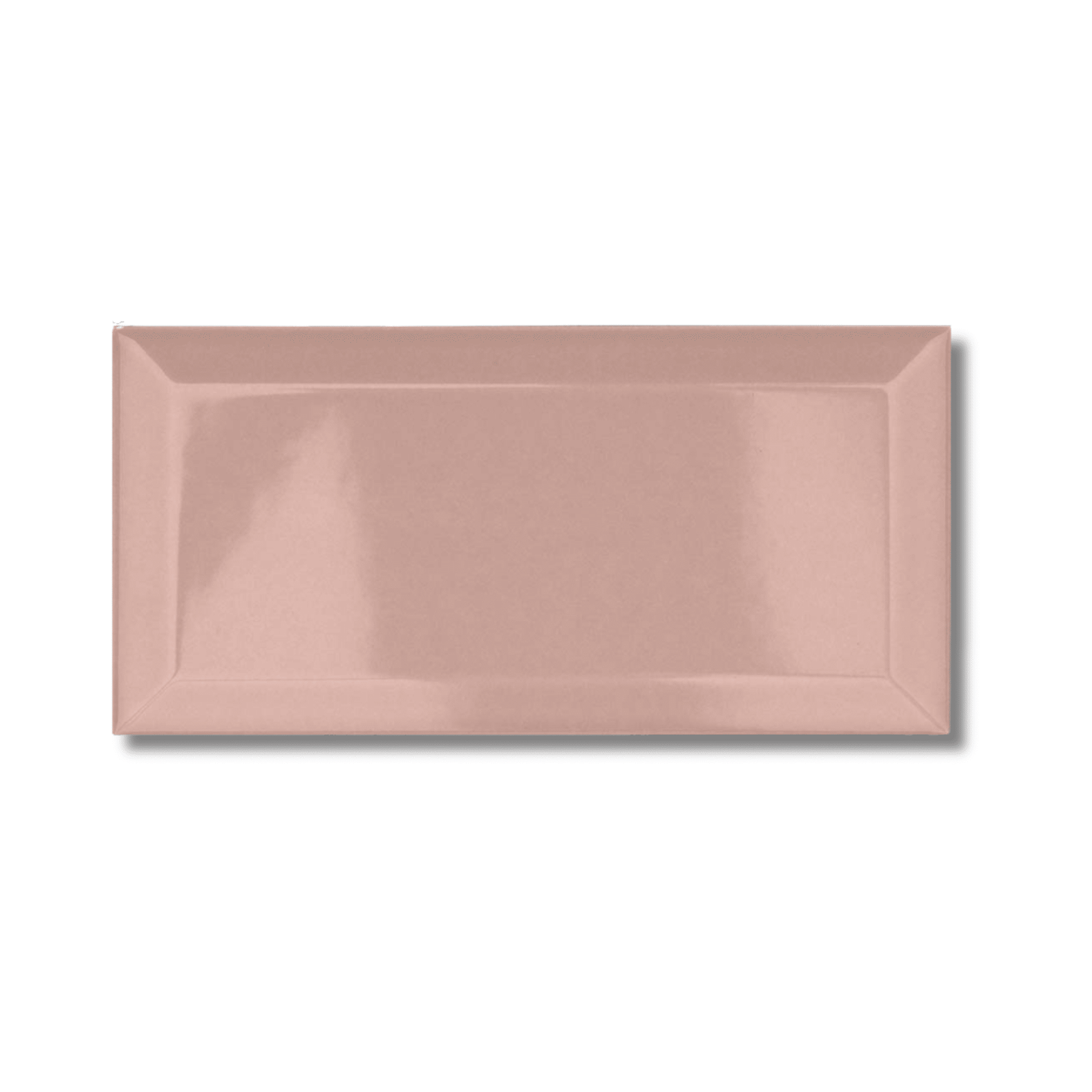 Metro Pink gloss ceramic wall tile