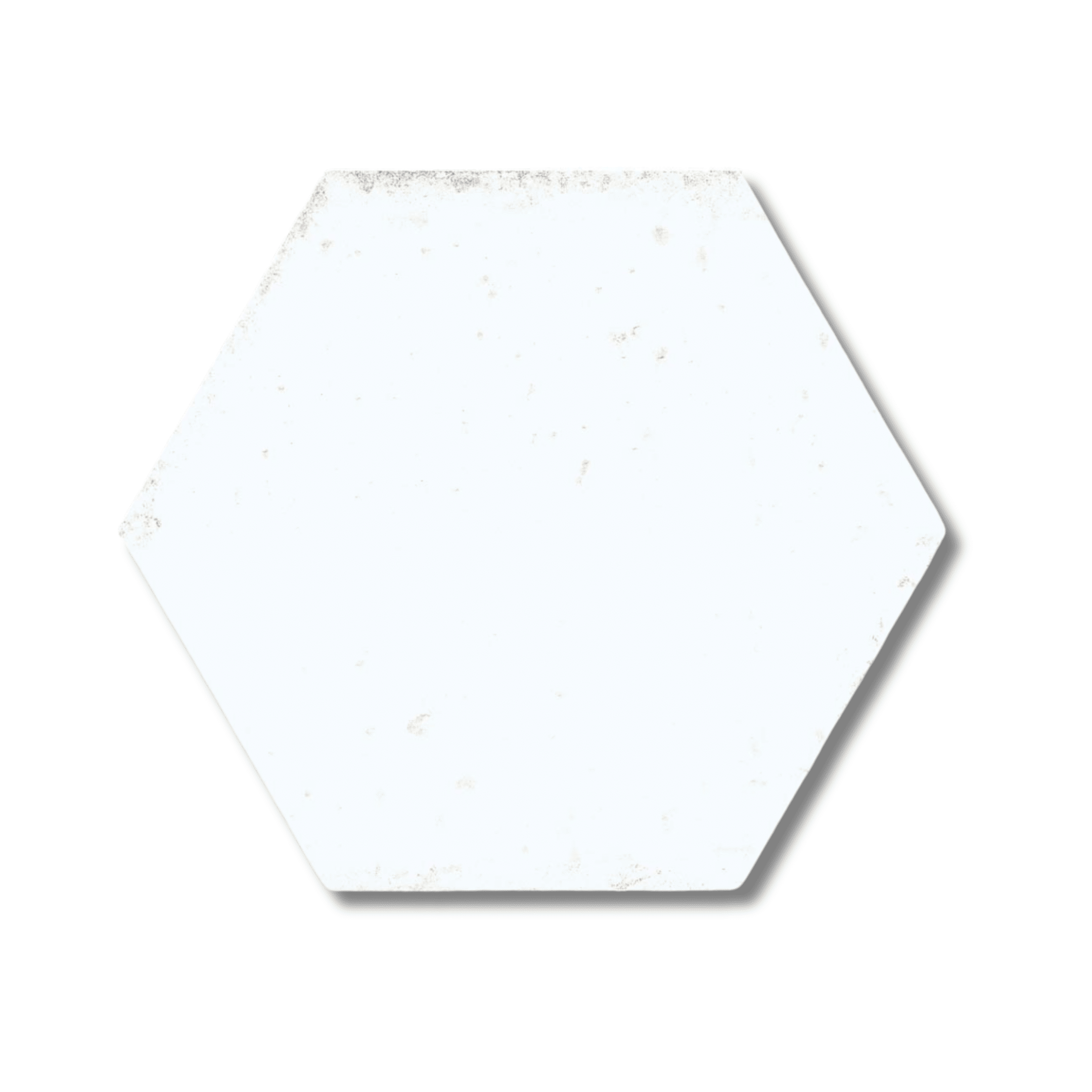 Hope White hex gloss wall tile