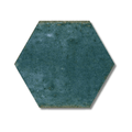 Hope Blue hex gloss tile wall
