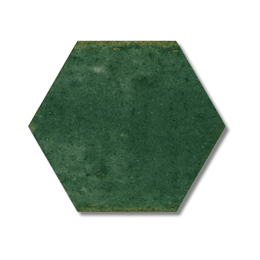 Hope Green hexagon ceramic wall tile
