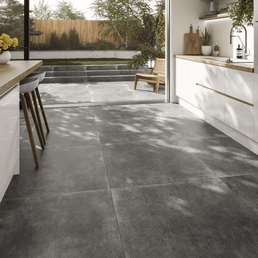 Loft Grey matt finish floor tile