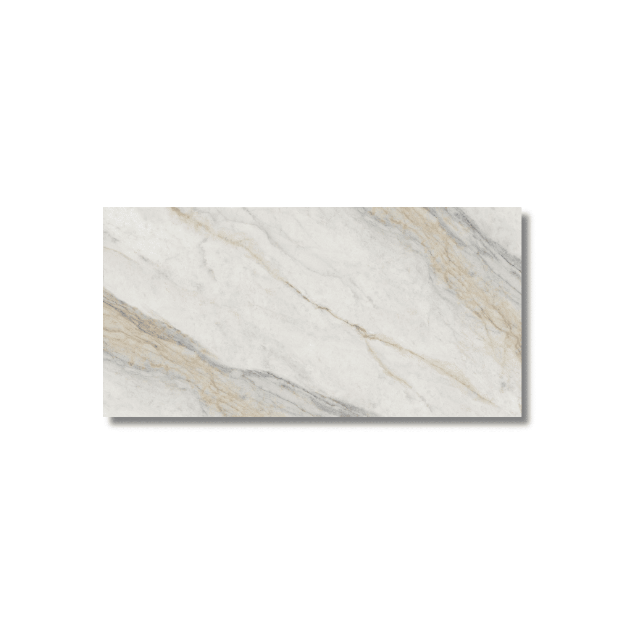 Glossy white porcelain tile for kitchen