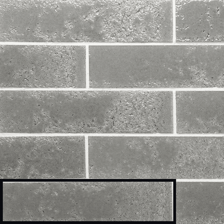 Glossy metro ceramic wall tiles in Cloud grey